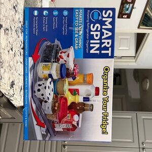 Rotating Fridge Organizer - Blue